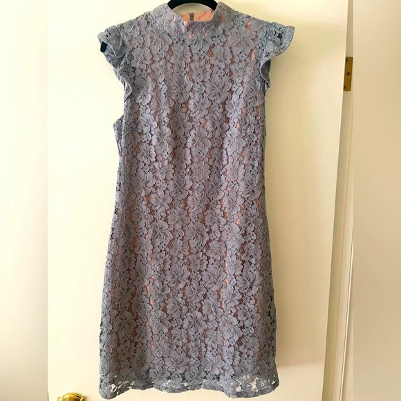 Tahari Blue and Pink lace dress Tahari Blue and Pink lace dress